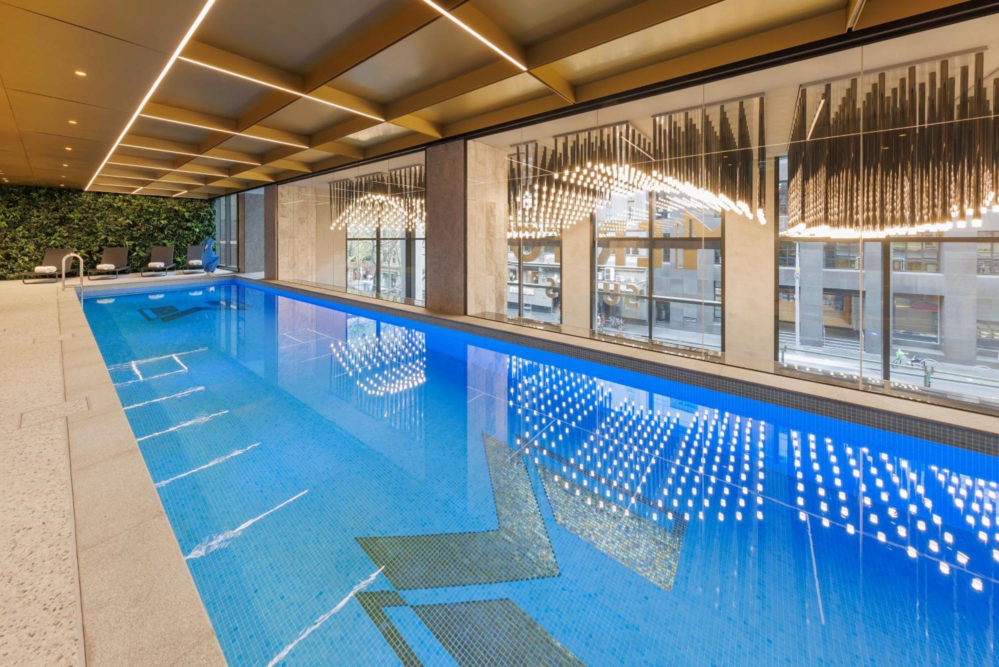 Meriton Suites Melbourne Bagian luar foto The pool at the 2016 Summer Olympics in Rio de Janeiro